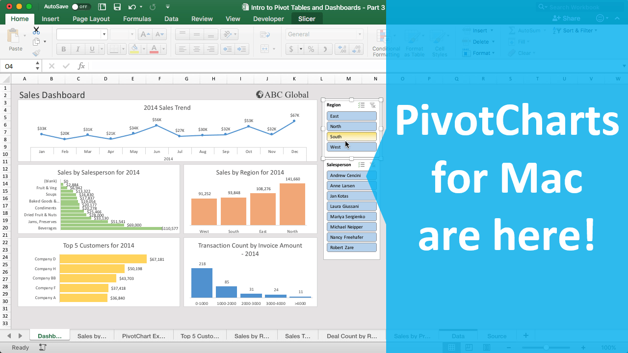 Chart Filter Excel 2016 For Mac