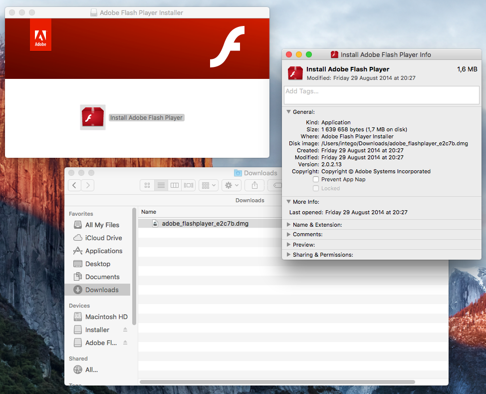 adobe flash player for apple mac free download